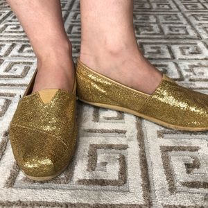 Toms Gold Sparkle